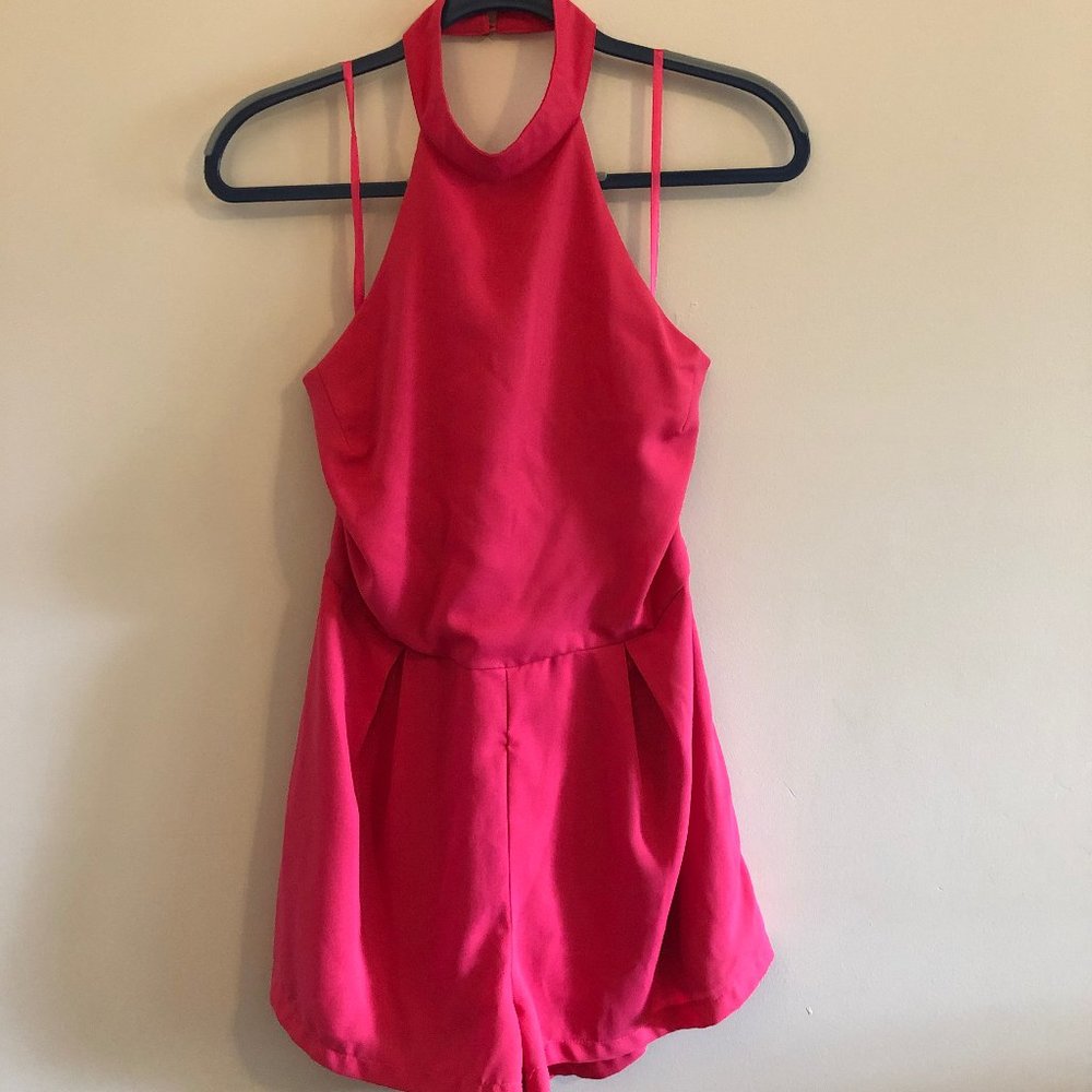 Hot Pink Romper